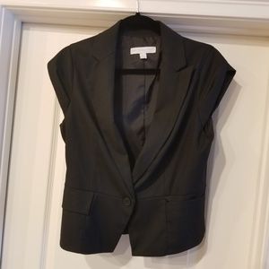 New York and Company Black Short Sleeve Jacket